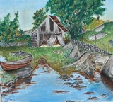 Mælandsnaustet - maleri 1960